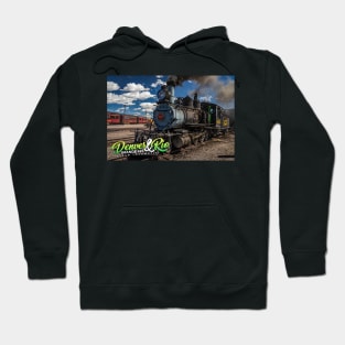 Denver and Rio Grande 425 Steam Locomotive at Antonito Colorado Hoodie